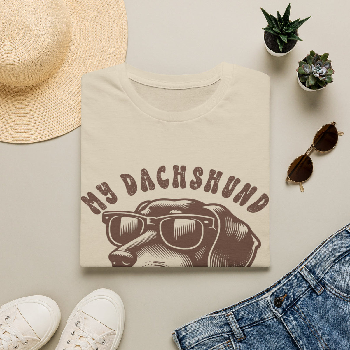 My Dachshund brn t-shirt