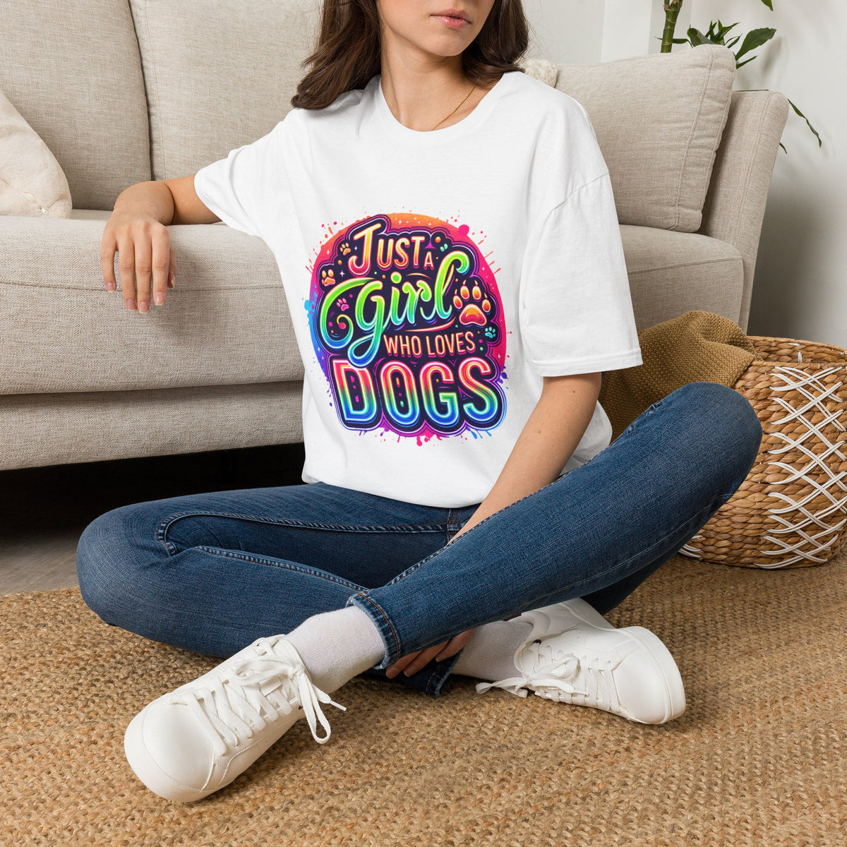 Just a Girl Who Loves Dogs t-shirt