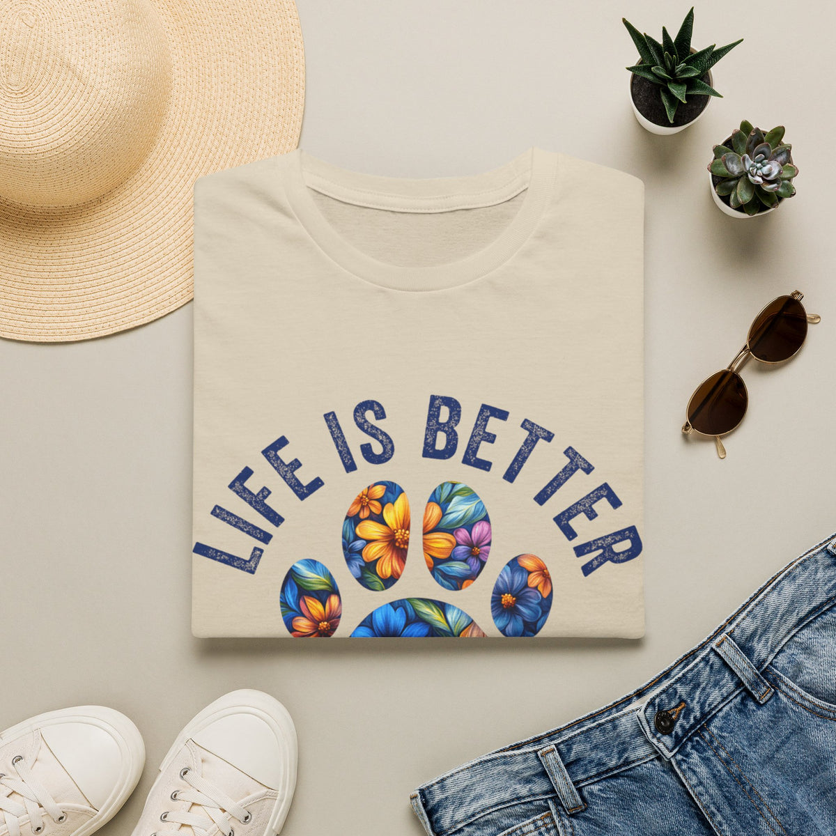 Life Better With Dogs t-shirt