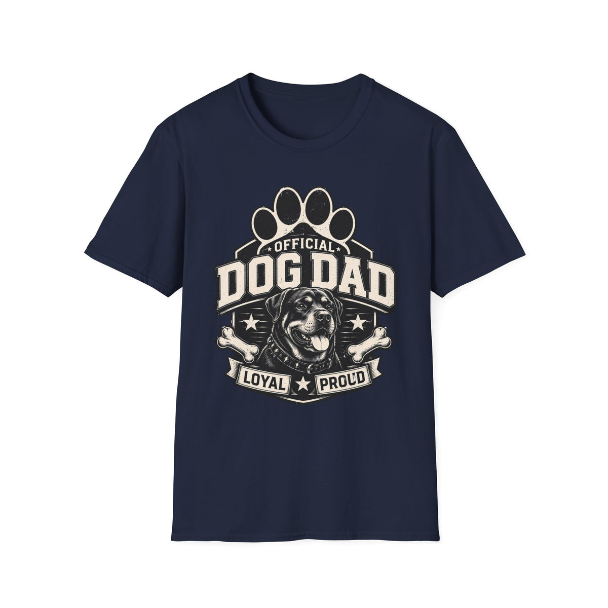 LOYAL & PROUD DOG DAD T SHIRT