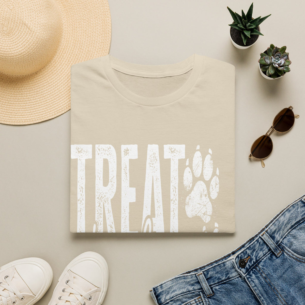 Treat Dealer wht t-shirt