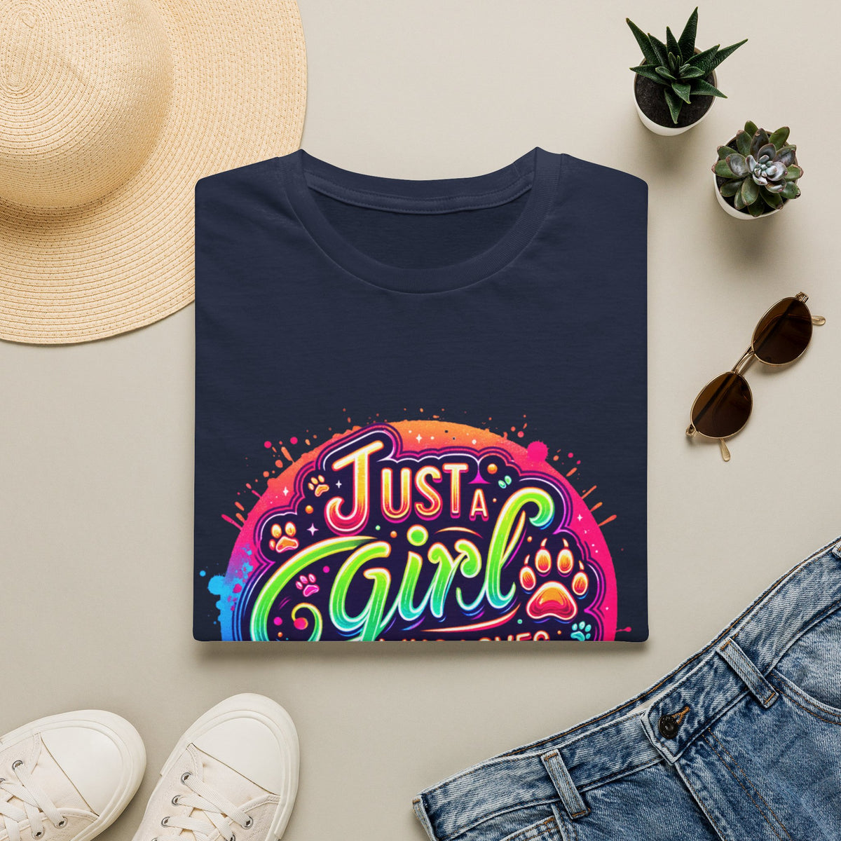 Just a Girl Who Loves Dogs t-shirt