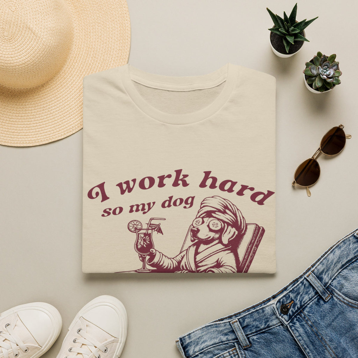 I Work Hard brd t-shirt