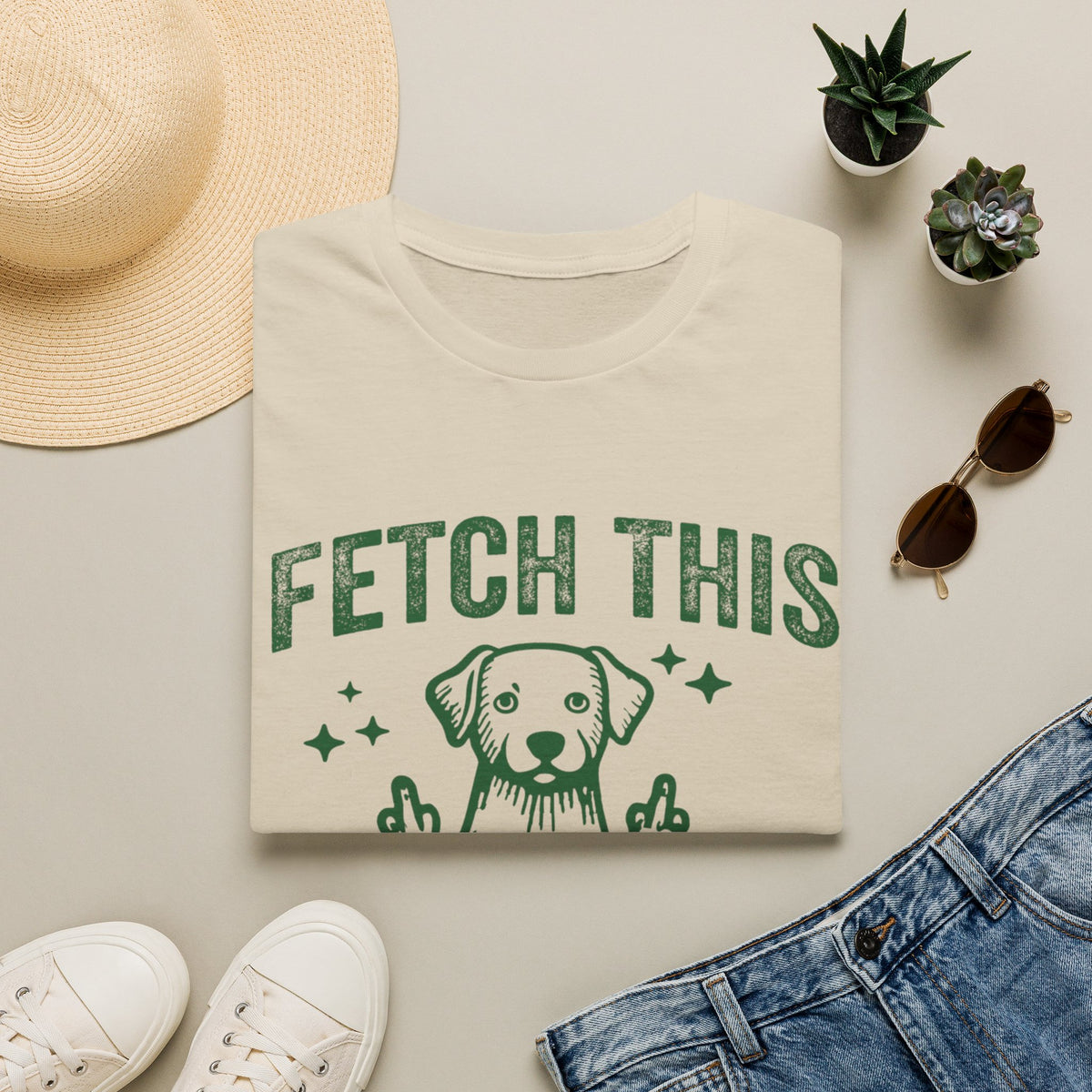 Fetch This grn t-shirt