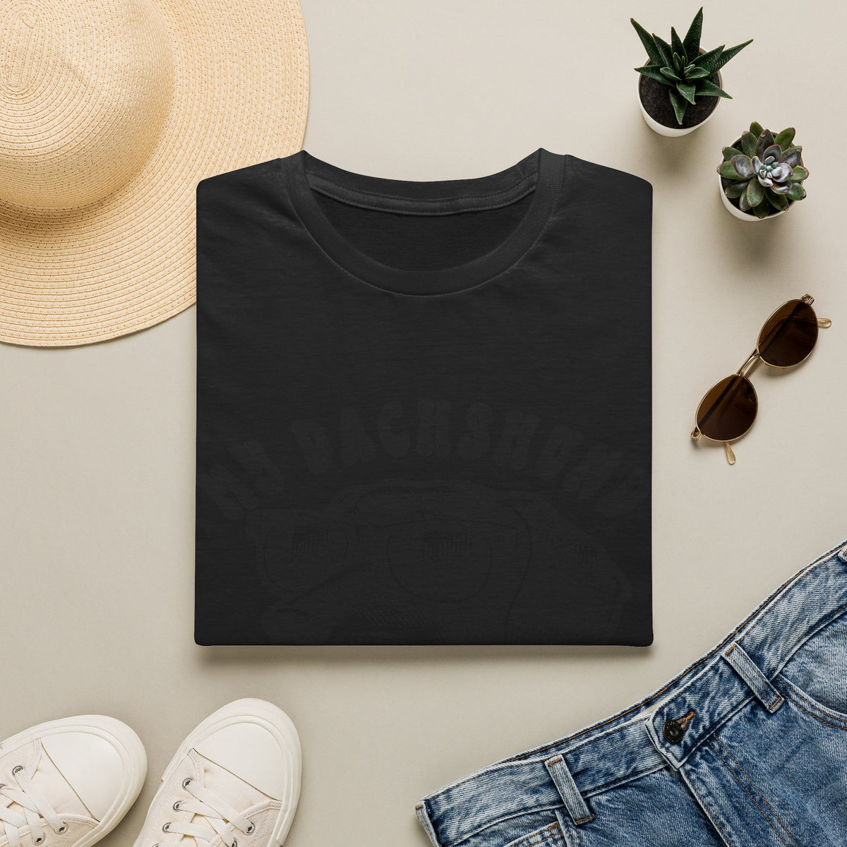 My Dachshund blk t-shirt