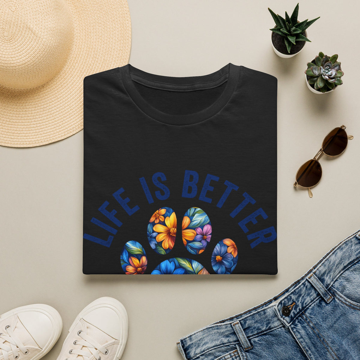 Life Better With Dogs t-shirt