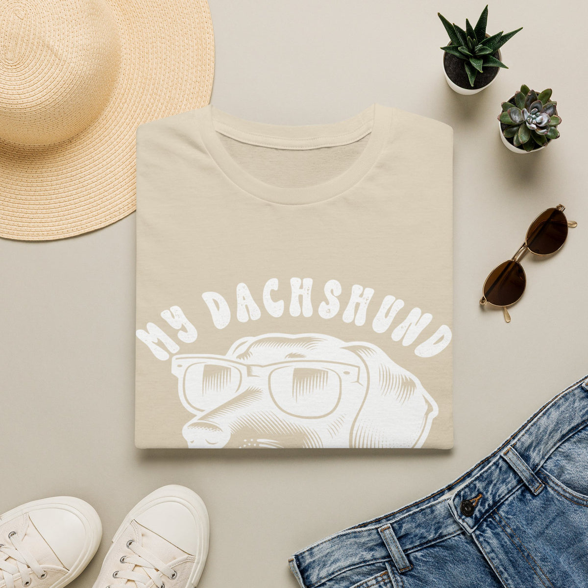 My Dachshund wht t-shirt