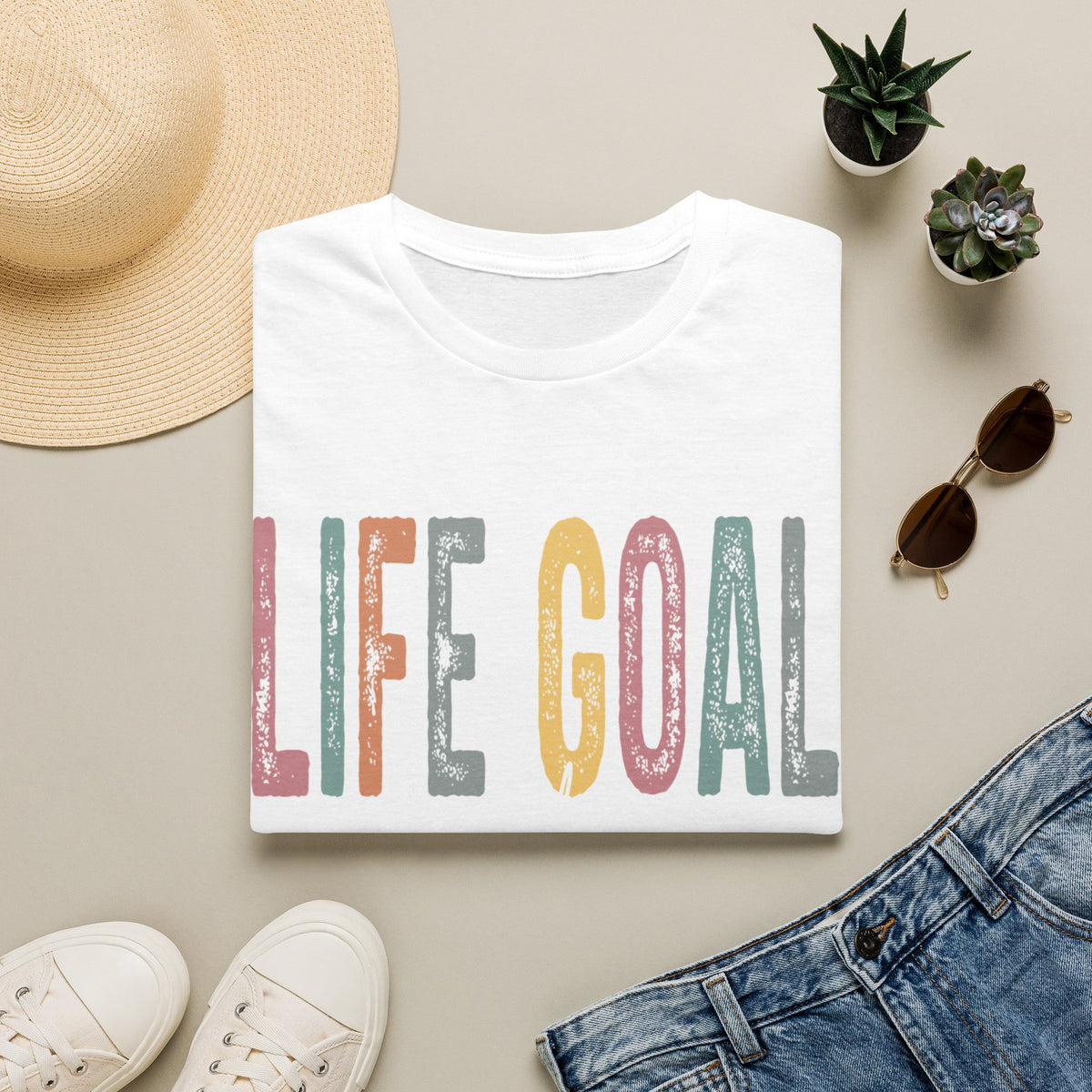 Life Goal Pet All Dogs wht t-shirt