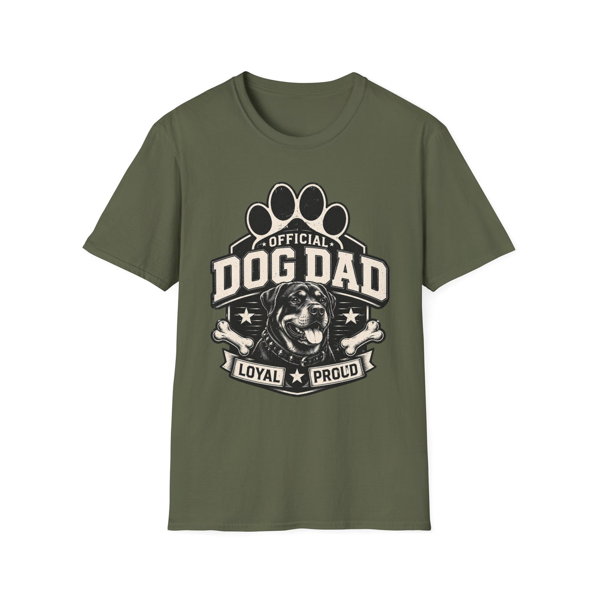 LOYAL & PROUD DOG DAD T SHIRT