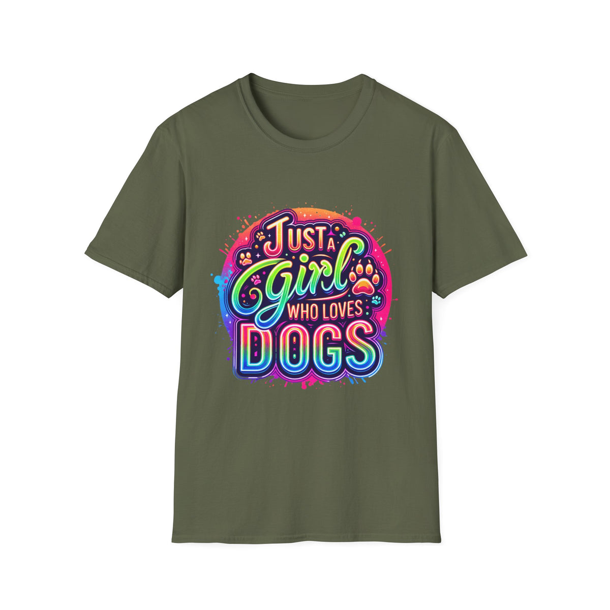 Just a Girl Who Loves Dogs t-shirt