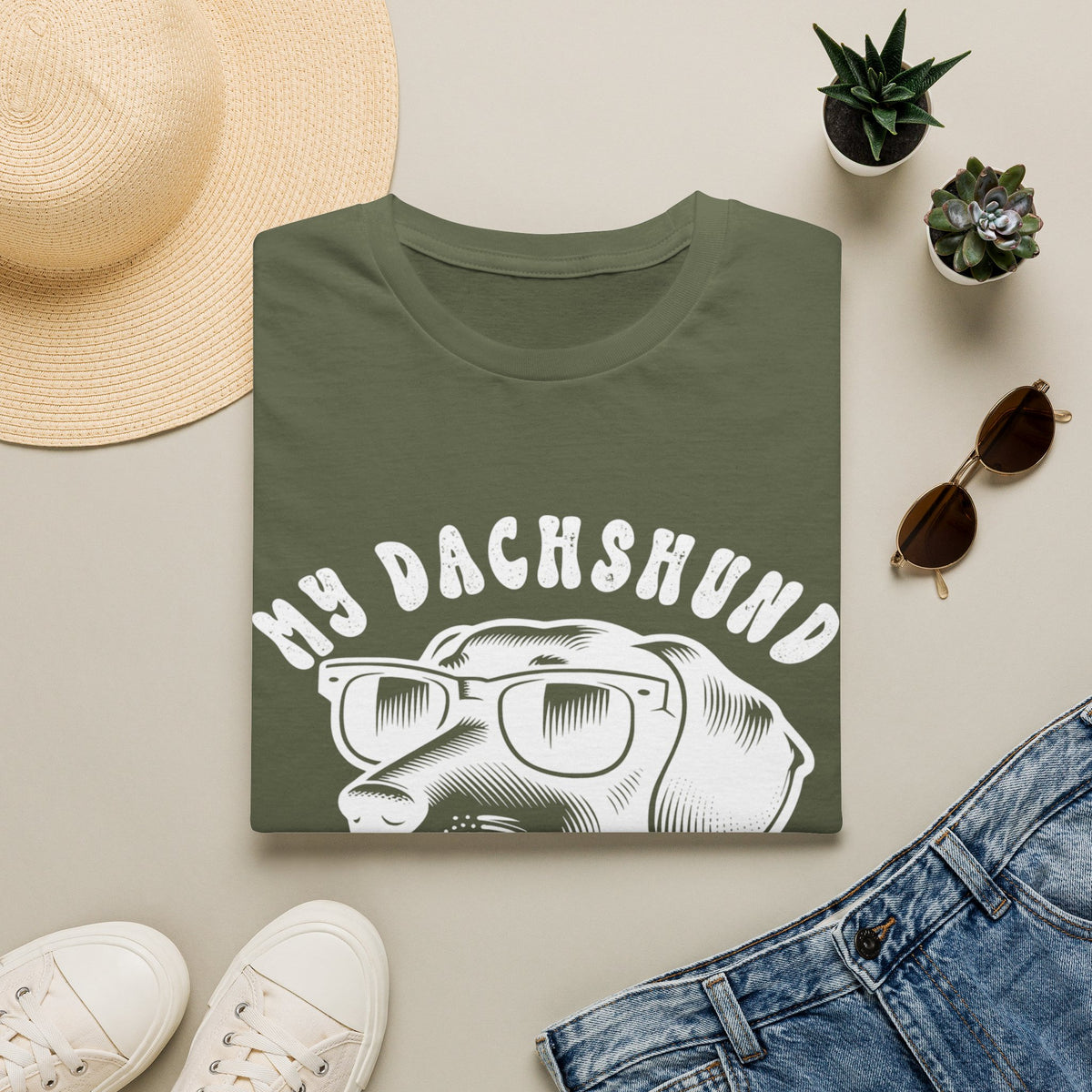 My Dachshund wht t-shirt