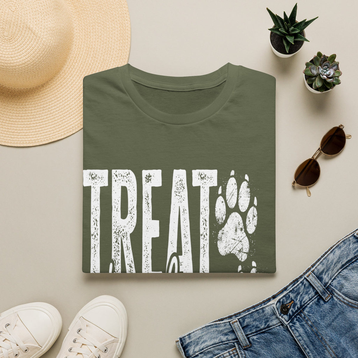 Treat Dealer wht t-shirt