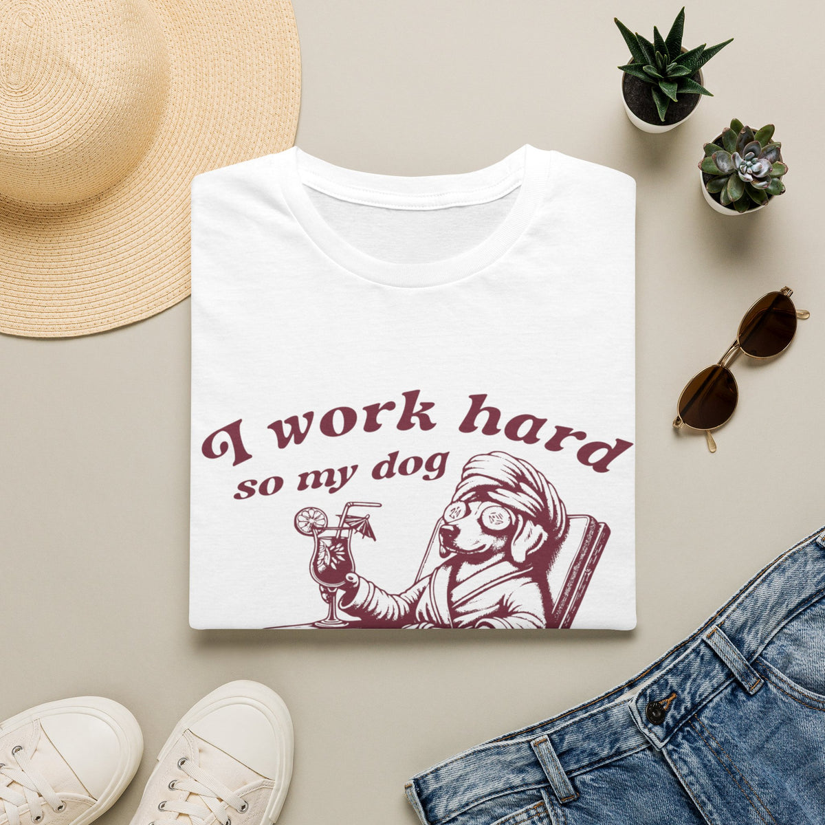I Work Hard brd t-shirt