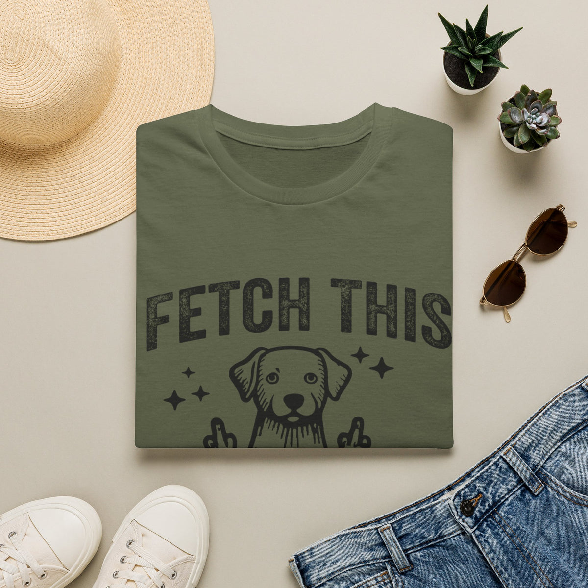 Fetch This blk t-shirt