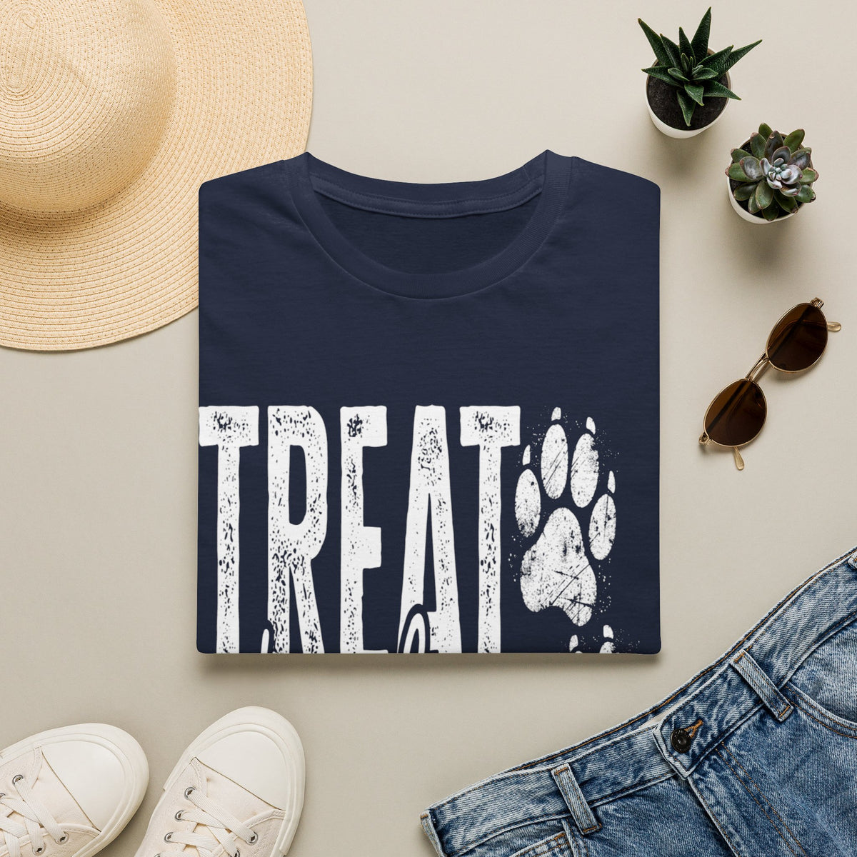 Treat Dealer wht t-shirt