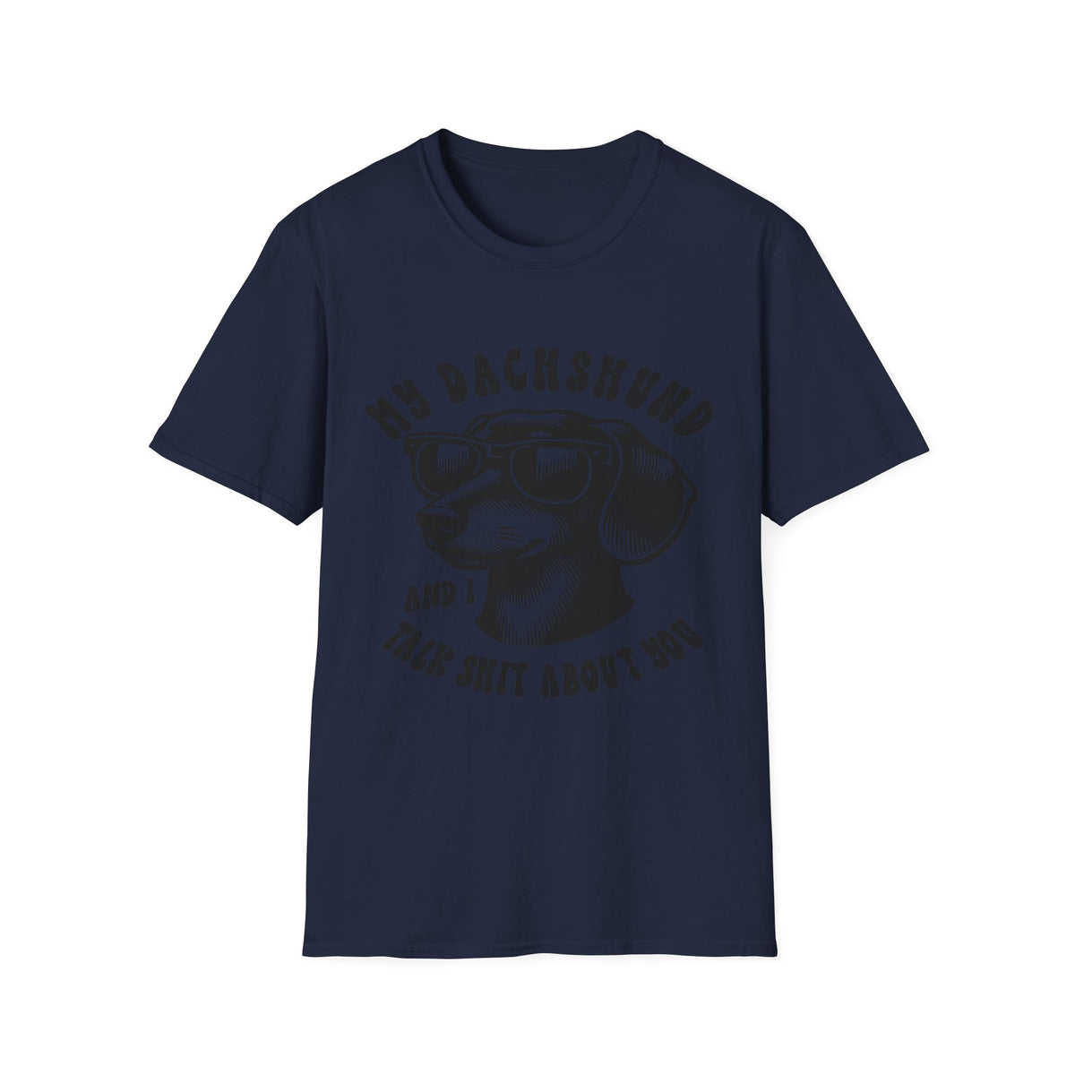 My Dachshund blk t-shirt