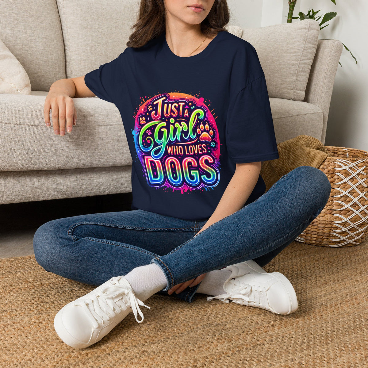 Just a Girl Who Loves Dogs t-shirt