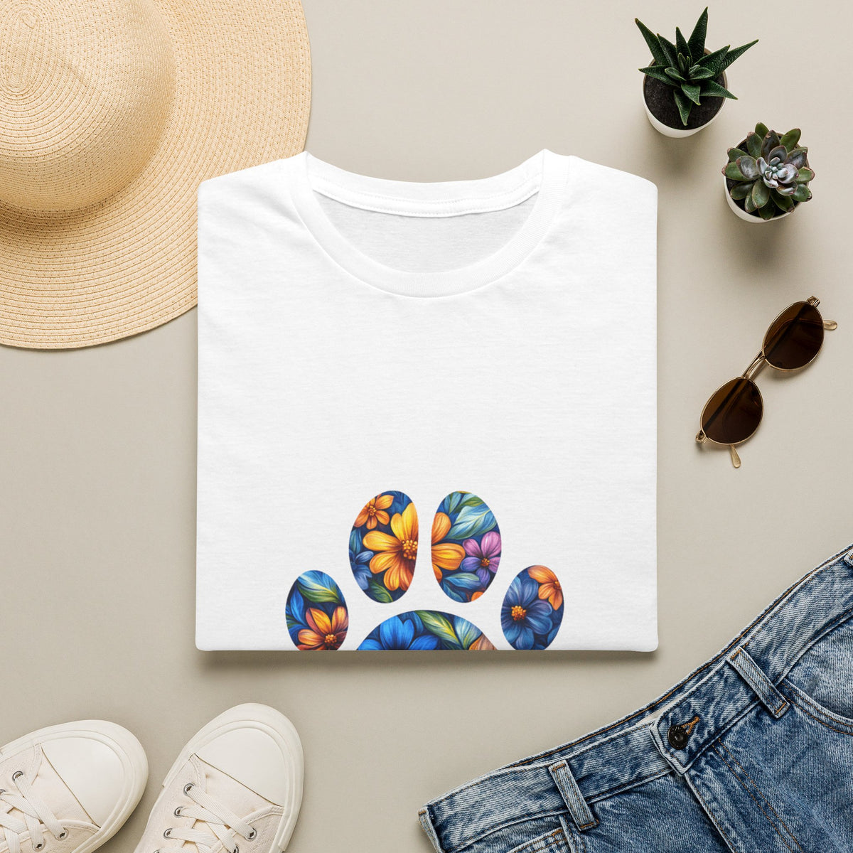 Life Better With Dogs wht t-shirt