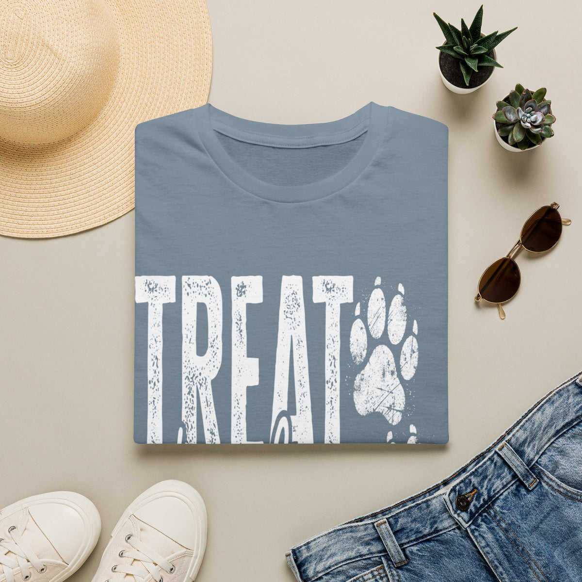 Treat Dealer wht t-shirt
