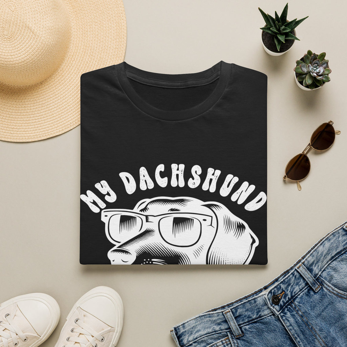 My Dachshund wht t-shirt
