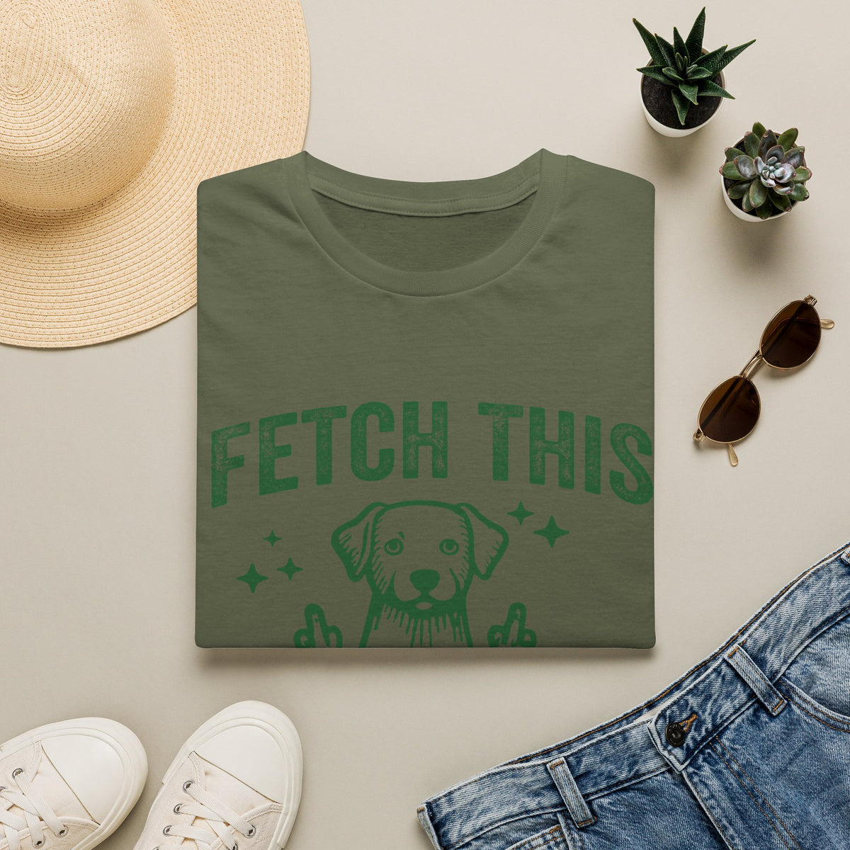 Fetch This grn t-shirt