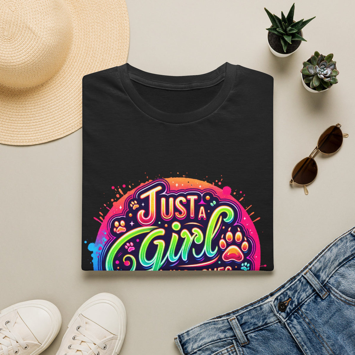 Just a Girl Who Loves Dogs t-shirt